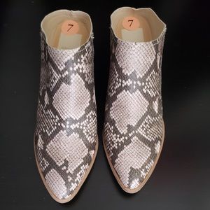 Dolce Vita Snake Skin Mules